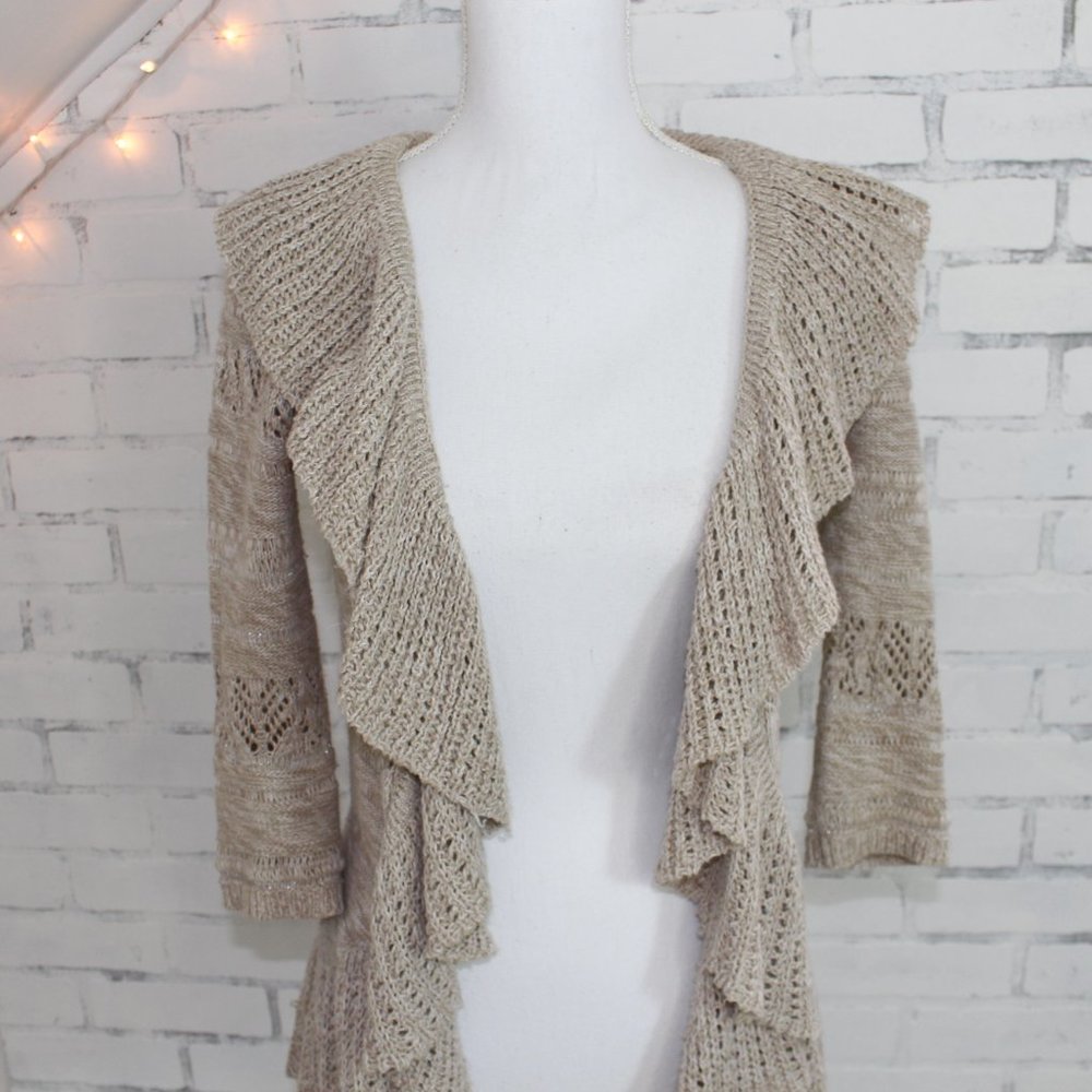 Style & Co Ruffle Sweater // Simple Sweater - Picture 2 of 3